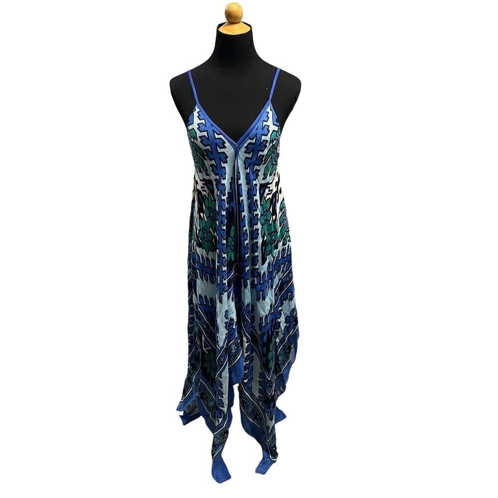 THEODORA & CALLUM LINEN DRESS